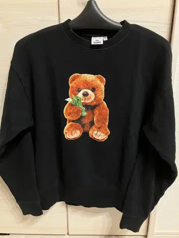 엑스걸 곰 베어 맨투맨 트레이닝복 yurino 콜라보