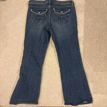 WOW Jeans 부츠컷 데님 다크 블루 y2k