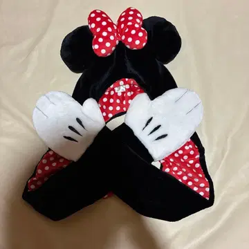 미니 마우스 귀도리 모자 장갑 포함