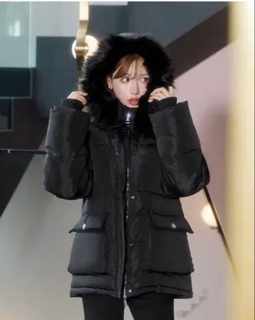 Rady 파이버 다운 자켓 블랙