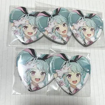 프리파라 코다 스미아리 캔뱃지 5종 세트