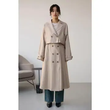 AZUL BY MOUSSY 멀티WAY 트렌치코트 베이지