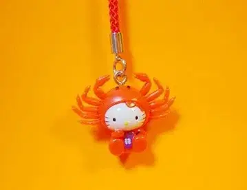 한국 한정판 헬로키티 스트랩 (경상도-게) 지역 한정 키티