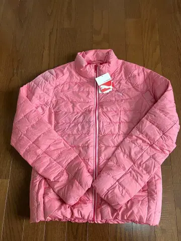 [ 새상품 택 포함 미사용품 ] 푸마 다운 자켓 여성용 핑크 O