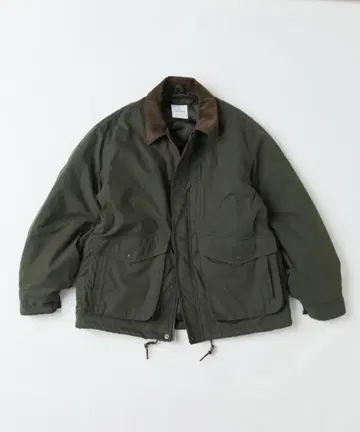 미사용 프릭스스토어 옷깃 코듀로이 절개 코튼 나일론 블루종 S