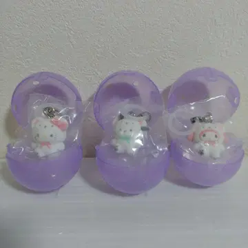 메지루시 액세서리 산리오 복슬복슬 스노우 (키티, 마이멜로디, 포차코)