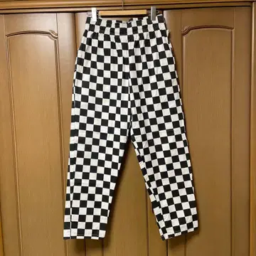 Cookman 체크 무늬 워크 팬츠