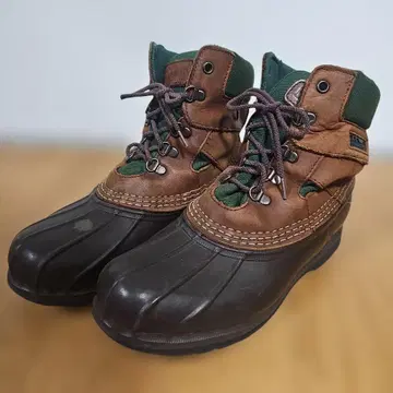 L.L.Bean 방수 아웃도어 부츠 브라운/그린