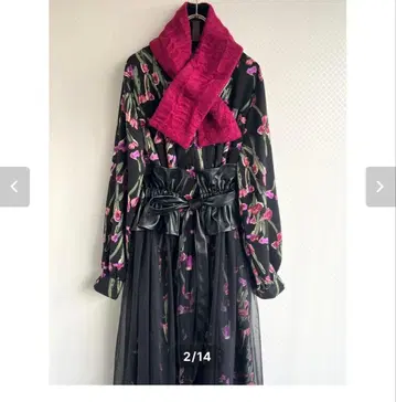 새상품급 롱 원피스 어른 귀여움 체형 커버 파티