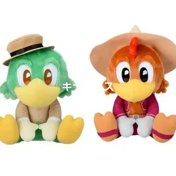 세 명의 기사 우루리미 봉제 인형 2종 세트 펀치토 호세 캐리오카