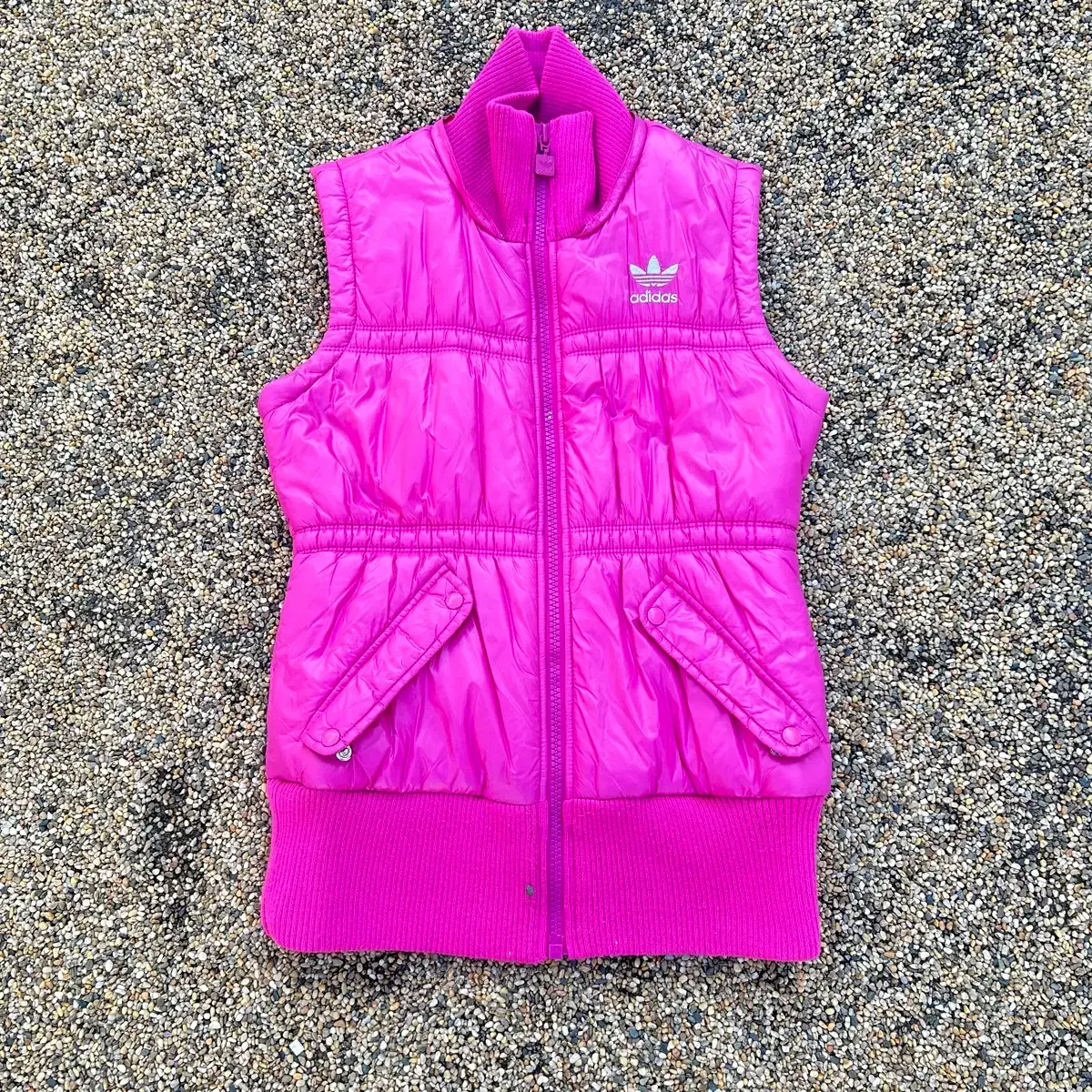 Adidas Y2K Pink Padded Vest