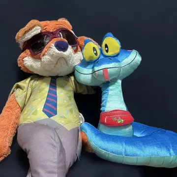 주토피아 닉 와일드 게리 봉제 인형 세트 주토피아2