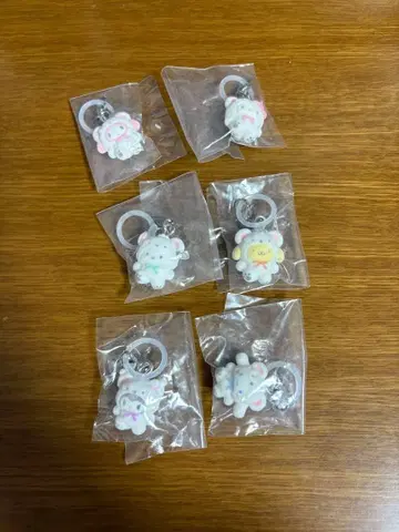 산리오 포근포근 스노우 가챠 컴플리트 세트