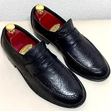 Balise-U: 발리 코인 로퍼 24 페카리 블랙 가죽 신발