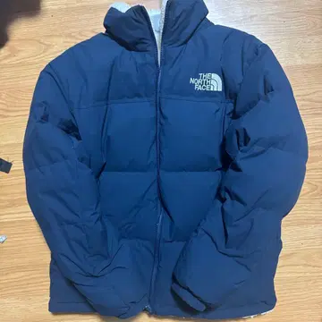 THE NORTH FACE 네이비 다운 자켓 한국 한정판 리버서블