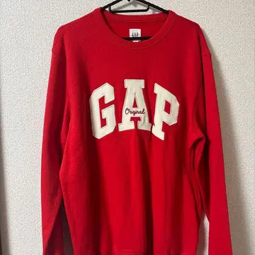 GAP 오리지널 로고 레드 맨투맨