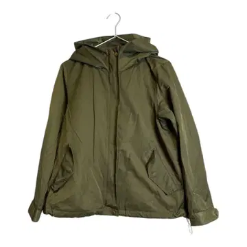 Vis 카키 후드 부착 마운틴 파카