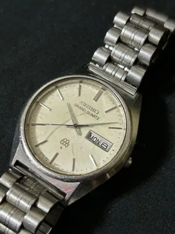 세이코 그랜드 트윈 쿼츠 손목시계 작동품