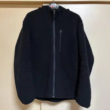 유니클로 방풍 보아 플리스 후드티 네이비 L