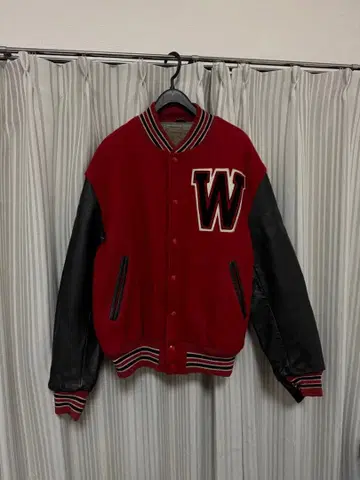 Goldenbear 골든베어 바시티 자켓 와펜 모델 L 레드