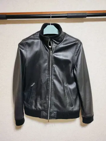 류구 가죽 리브 트랙 저지 L 사이즈 블랙