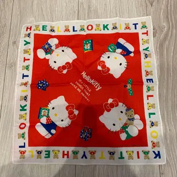 헬로키티 손수건 빨간색