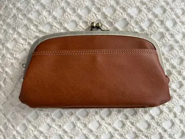 가마구치 지갑 장지갑 브라운 잡화점