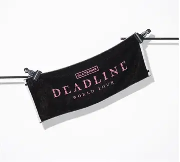 BLACKPINK DEADLINE WORLD TOUR 타월 블랙 1장