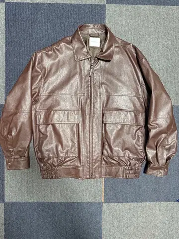 FREAK'S STORE 페이크 레더 자켓 M