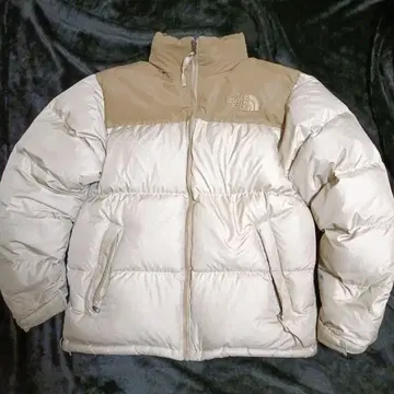 THE NORTH FACE 다운 자켓 L 베이지/아이보리