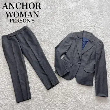앵커우먼 퍼슨즈 팬츠 수트 셋업 스트레치