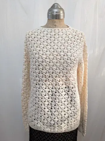 자라 니트 레이스 편직 레트로 빈티지