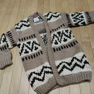 새상품급 FREAK'S STORE 카우친 니트 페루제 울