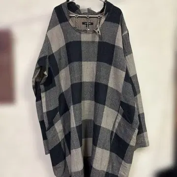 파드칼레 블록 체크 원피스