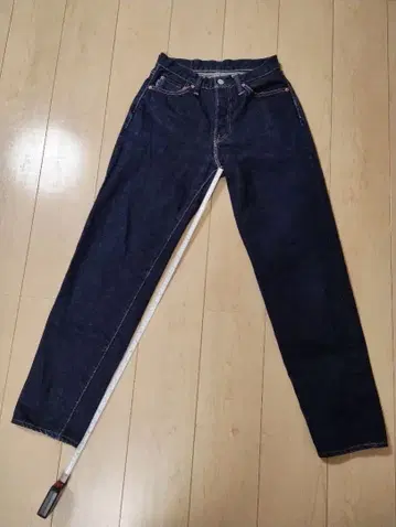 이터널 890 셀비치 5 포켓 테이퍼드 청바지 데님