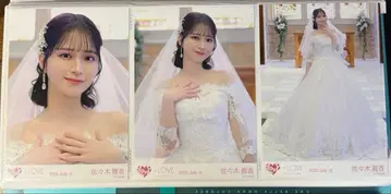 사사키 마이카 생사진 컴프 연인 이상 좋아함 미만 MV 의상 웨딩 드레스