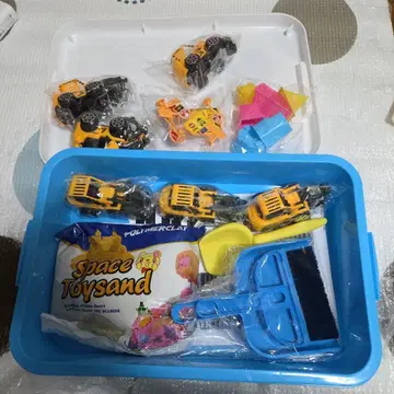 모래 놀이 세트 실내 모래 놀이 세트 건설 자동차 모래 놀이