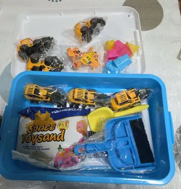 모래 놀이 세트 실내 모래 놀이 세트 건설 자동차 모래 놀이