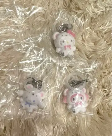 산리오 메지루시 액세서리 포근포근 스노우