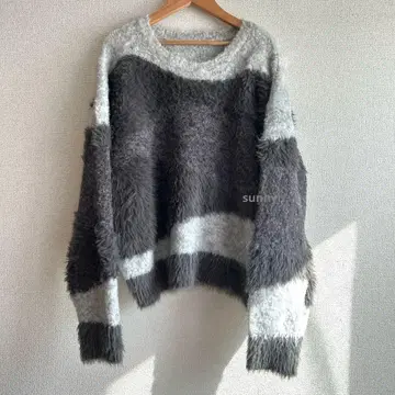 tiptop 이소재MIX 풀오버 라이트 그레이 4,950엔