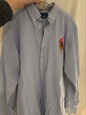 랄프 로렌 셔츠 블루 XL 사이즈