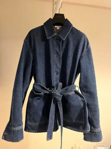 COS 허리 마크 데님 자켓