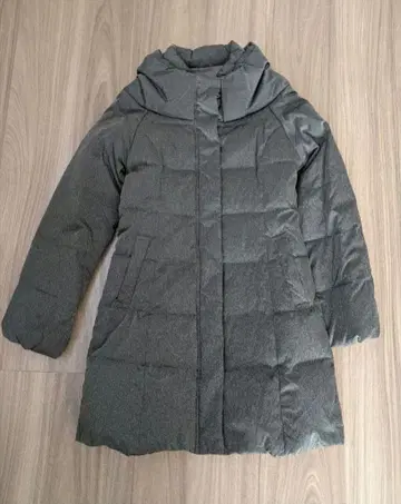 [ Saloon ] 다운 코트 그레이 스탠드 카라 M 사이즈