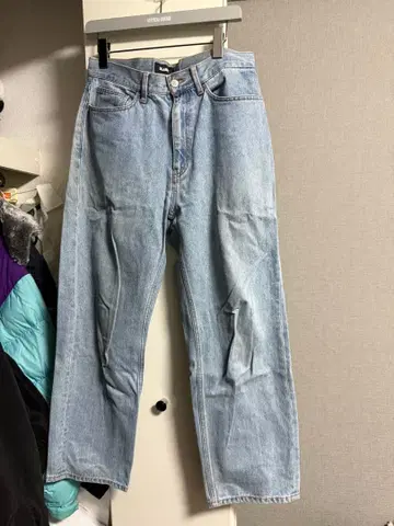 XLARGE 데님 배기 팬츠