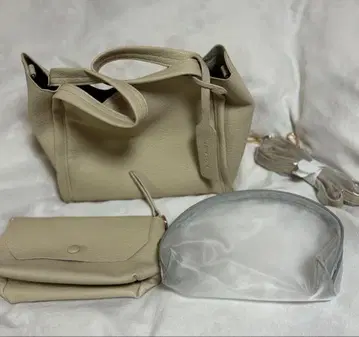 DOUDOU 미니 토트백 화이트