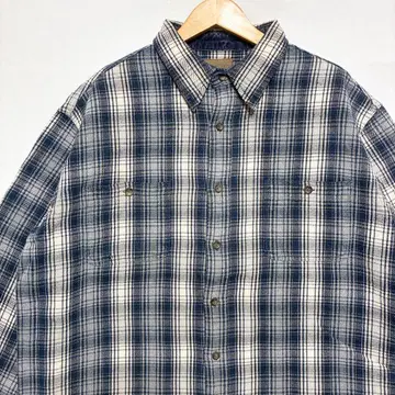 ST JOHN'S BAY 세인트존스베이 옴브레 체크 플란넬 셔츠