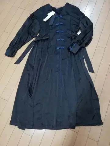 파메오로즈 Mandarin Robe Dress 원피스 F 블랙