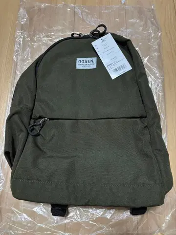 [ 새상품 미사용 ] GOSEN 카키 백팩