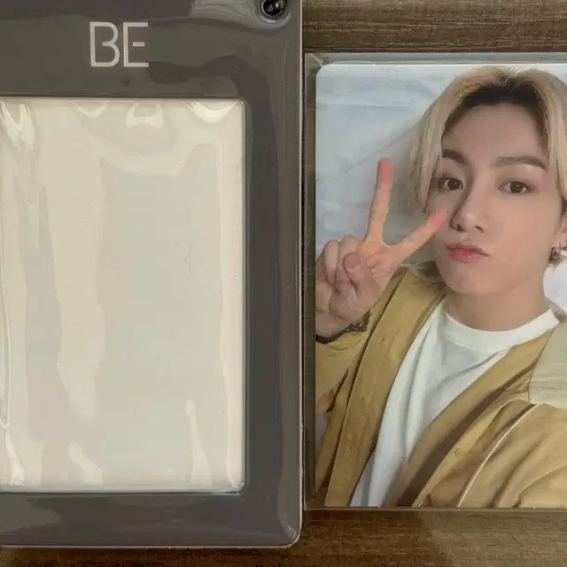 BTS 방탄 정국 BE 금발 포카