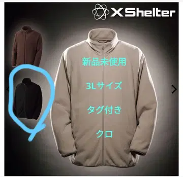 워크맨 엑스쉘터 플리스 3L 사이즈 블랙